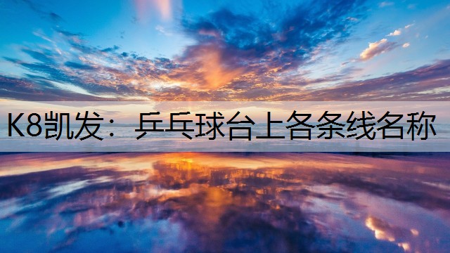 K8凯发：乒乓球台上各条线名称